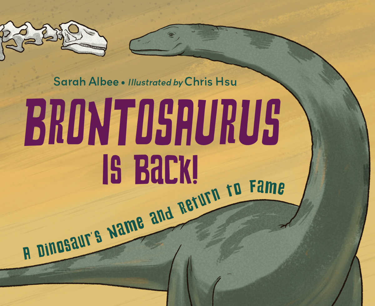 hardcover brontosaurus is back book