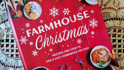 hardcover farmhouse christmas book