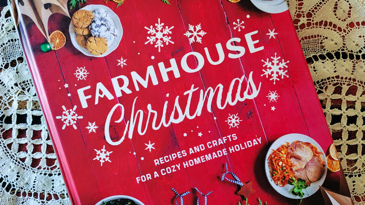 hardcover farmhouse christmas book