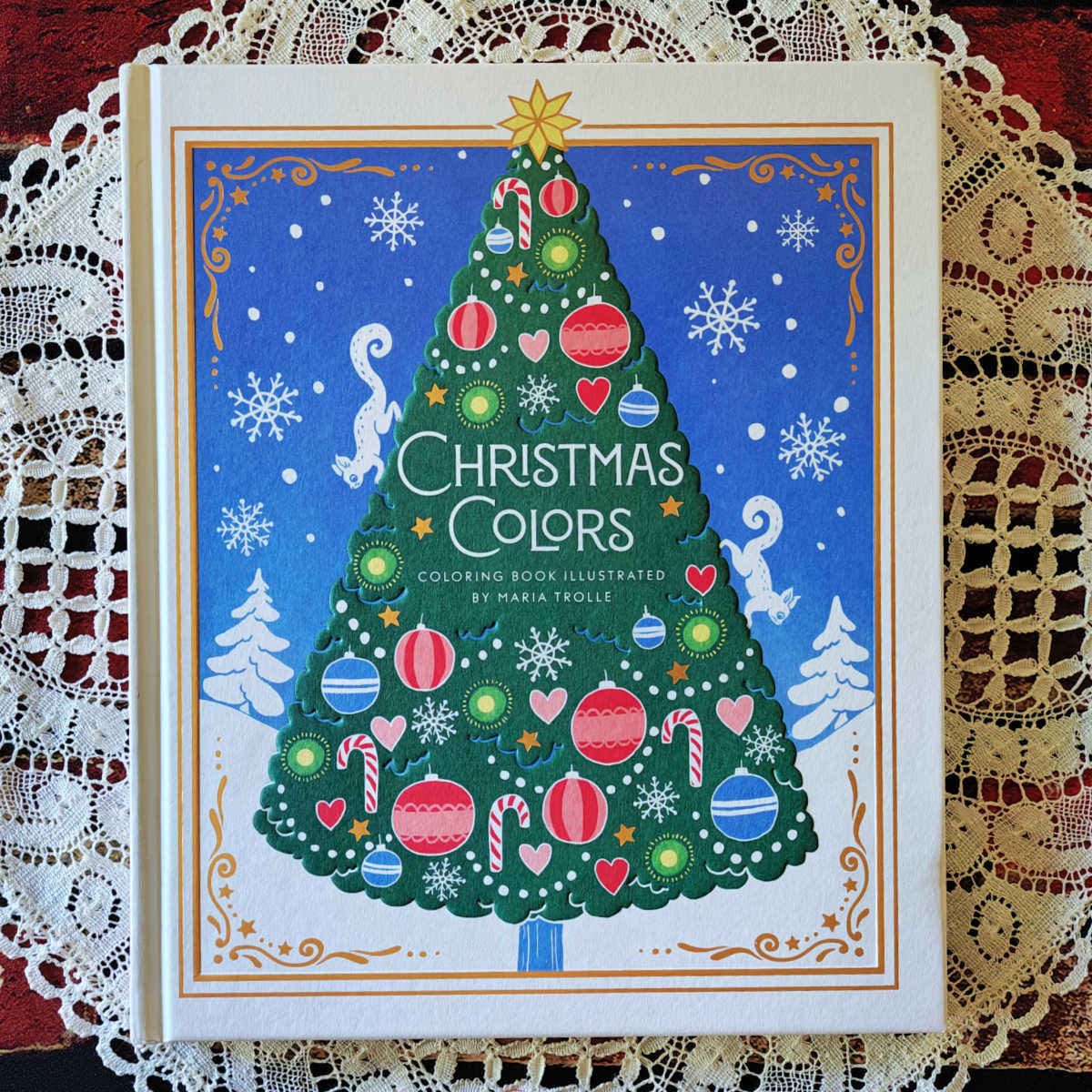 maria trolle Christmas Colors Coloring Book