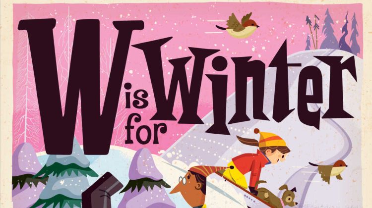 w is for winter board book