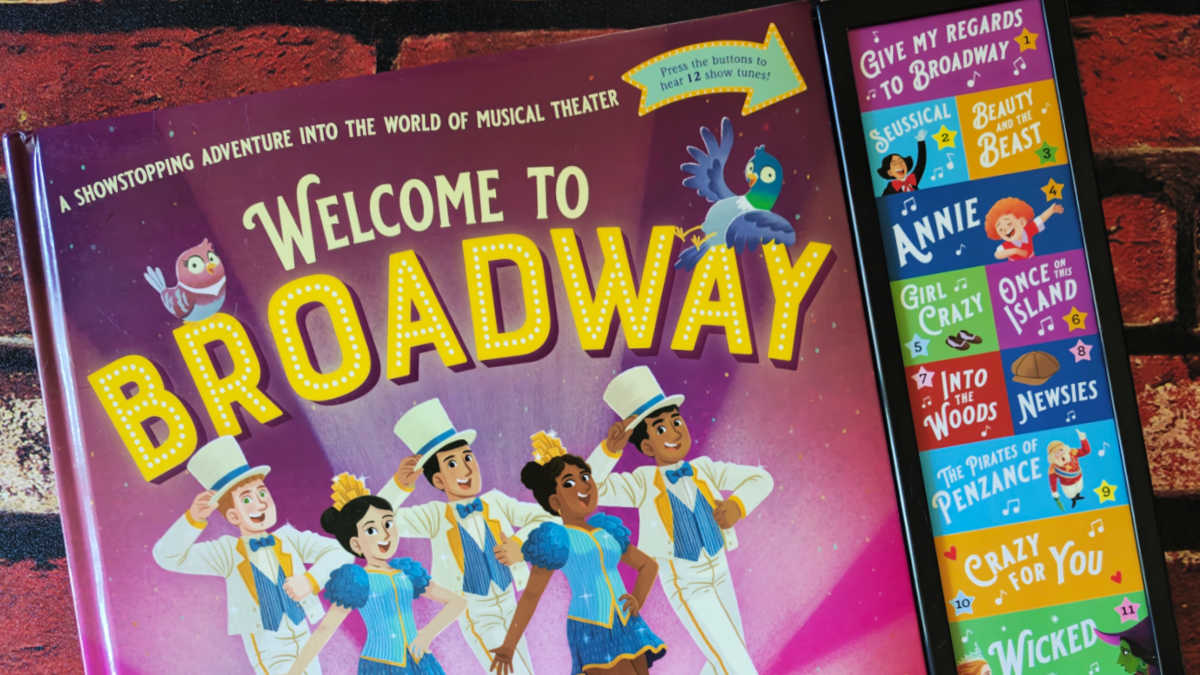 Welcome to Broadway book with sound buttons