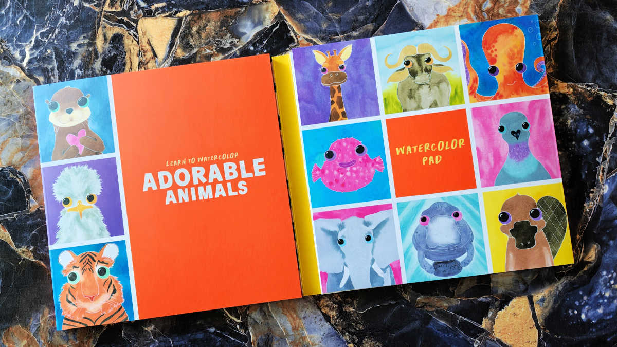 animal watercolor set