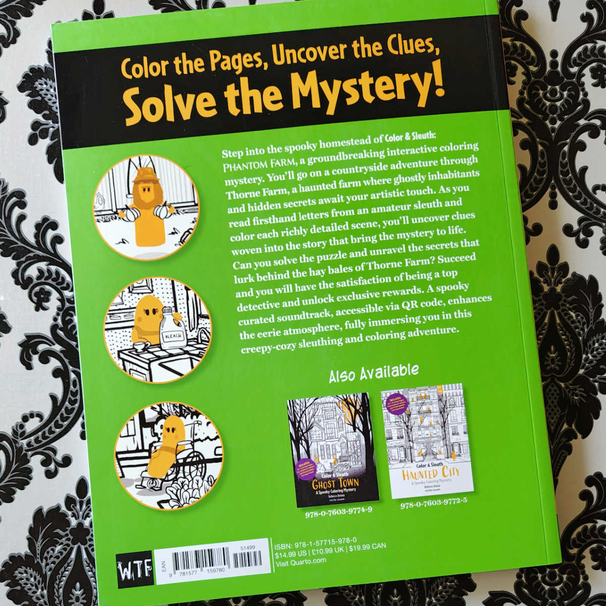 back cover phantom farm coloring book