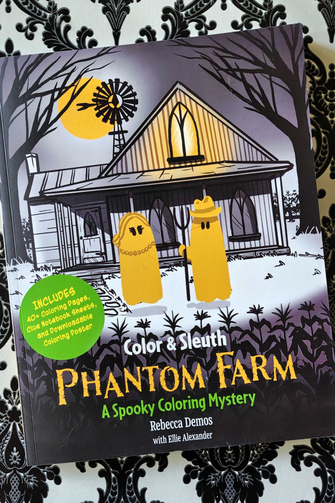 Step into a world of cozy chills and creative thrills with Color & Sleuth: Phantom Farm by Rebecca Demos with Ellie Alexander! Discover how detailed farm illustrations, hidden clues, an immersive audio soundtrack, and downloadable bonus rewards make this interactive mystery coloring book an absolute hit.