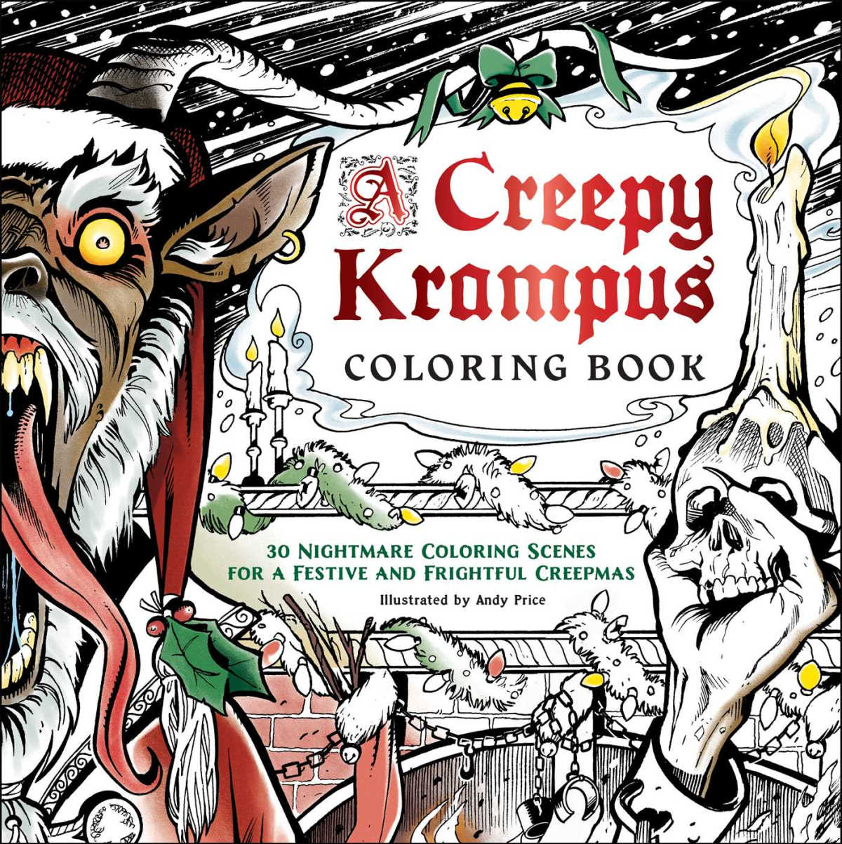 Embrace the dark side of Yuletide with A Creepy Krampus Coloring Book by Andy Price! Discover how 30 nightmare scenes, macabre folklore monsters, and detailed line art deliver the ultimate relaxing "Creepmas" activity for horror fans, teens, and adult colorists.