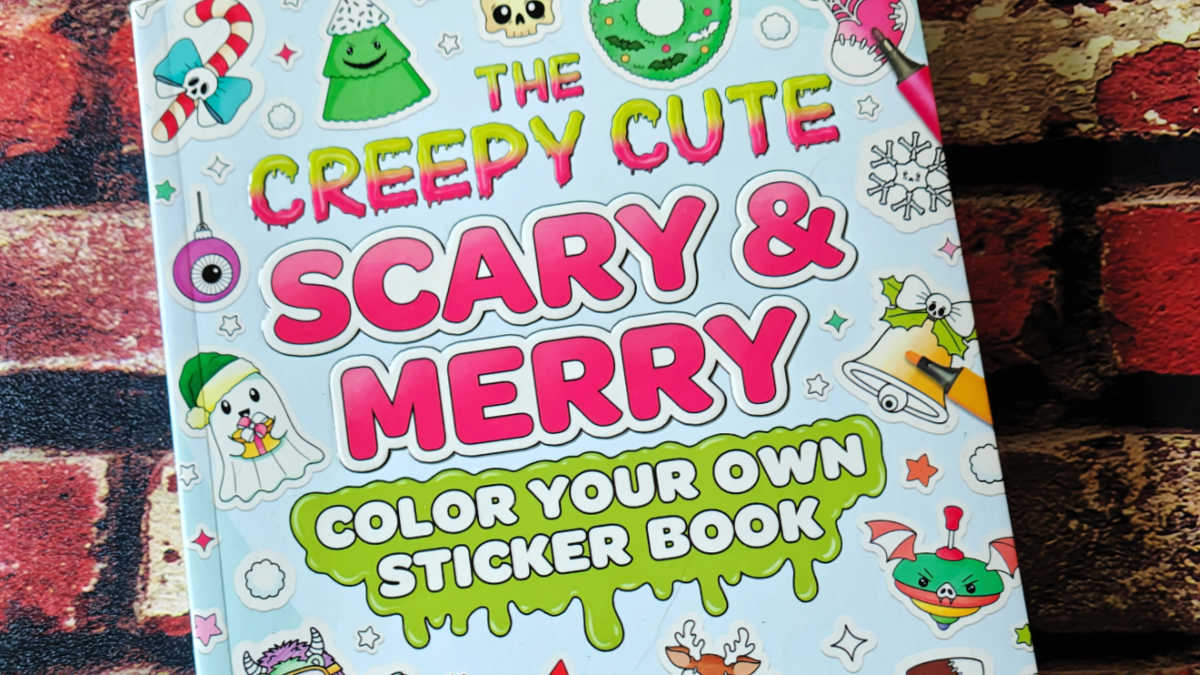 creepy cute scary merry sticker book