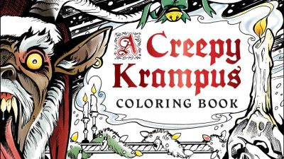 krampus coloring book