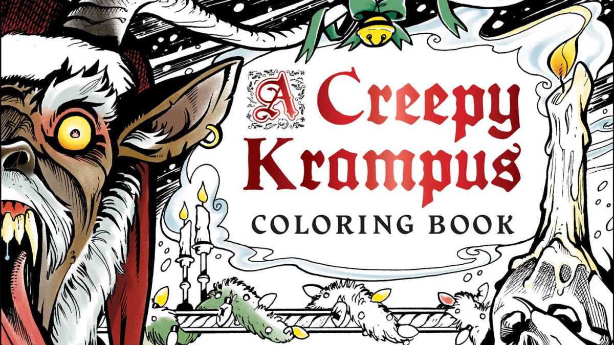 krampus coloring book