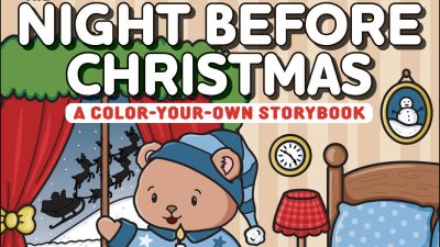 night before christmas coloring book