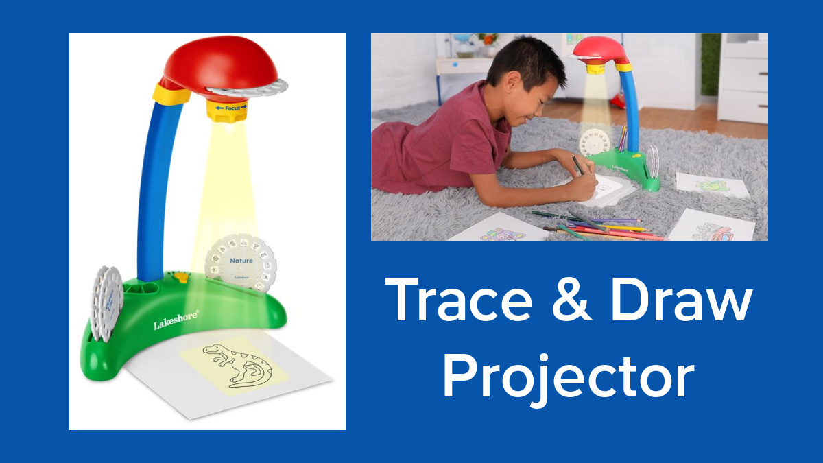 screen free art activity tracing projector from lakeshore learning