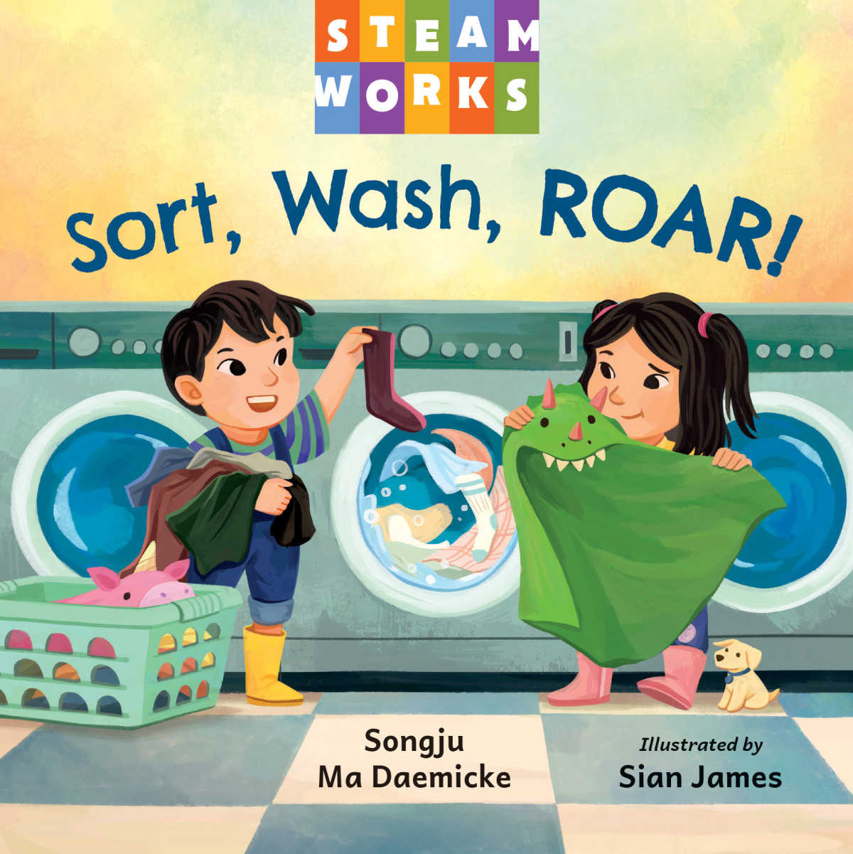 sort wash roar steamworks board book