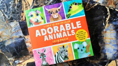 walter foster adorable animals watercolor book set
